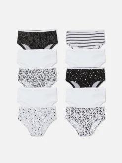 Pack 10 Cuecas Hipster Monocromáticas