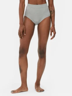 Pack 3 Cuecas Menstruação Cintura Subida Caneladas