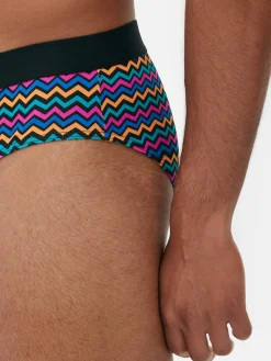 Pack 5 Cuecas Padrão Geométrico Sortidas