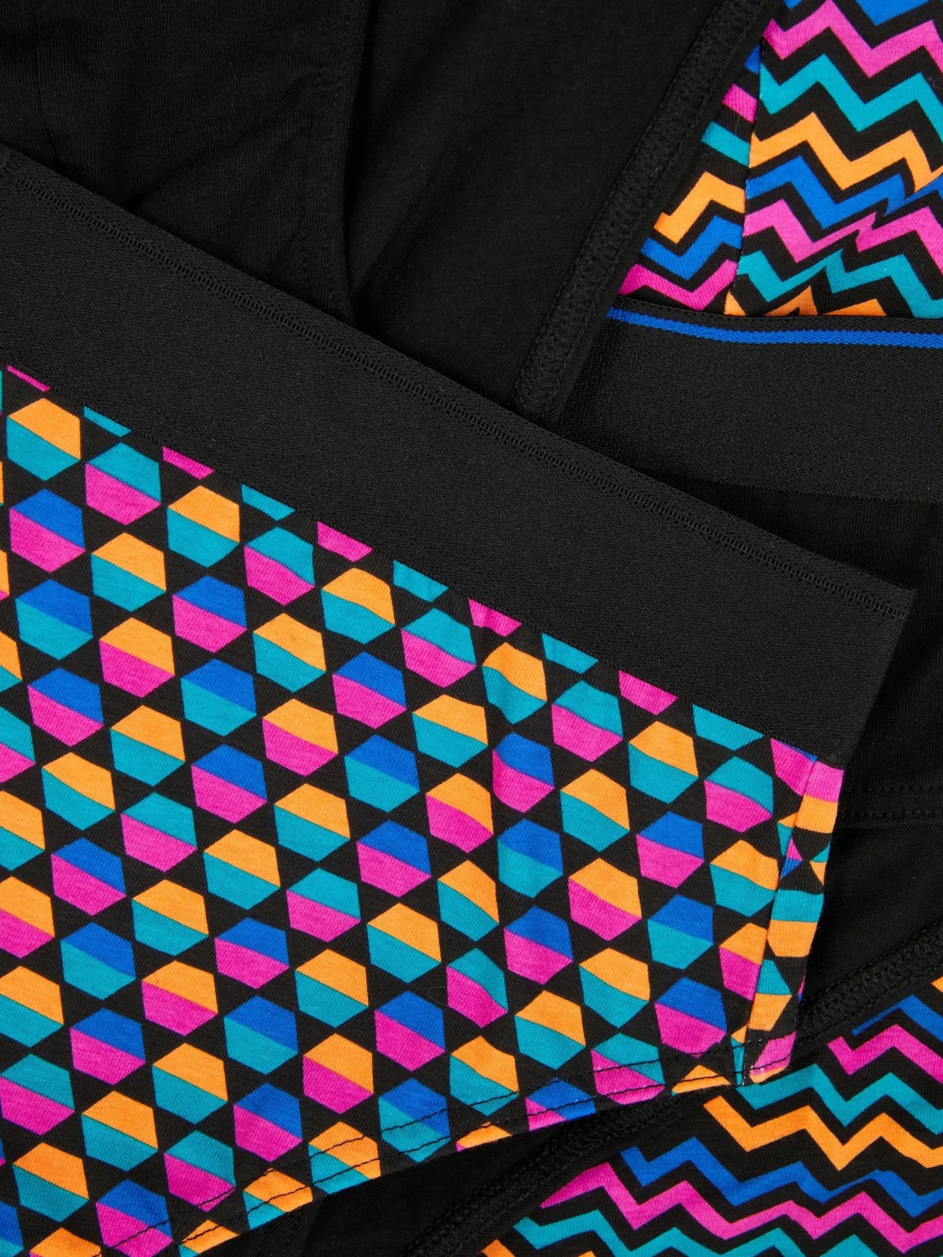 Pack 5 Cuecas Padrão Geométrico Sortidas