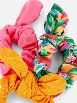 Pack 3 Elásticos Cabelo Laço