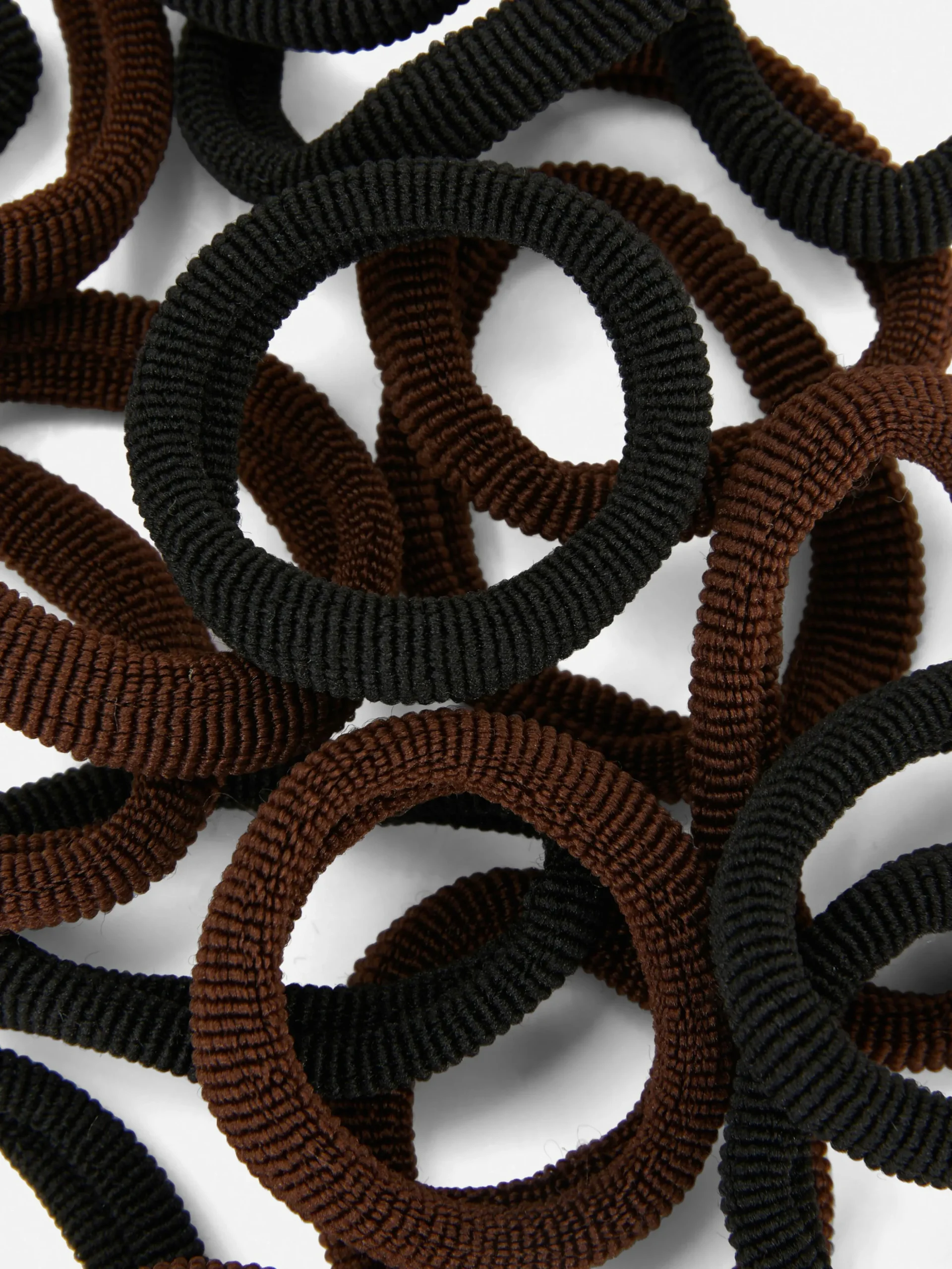 Pack 20 Elásticos Cabelo Tecido