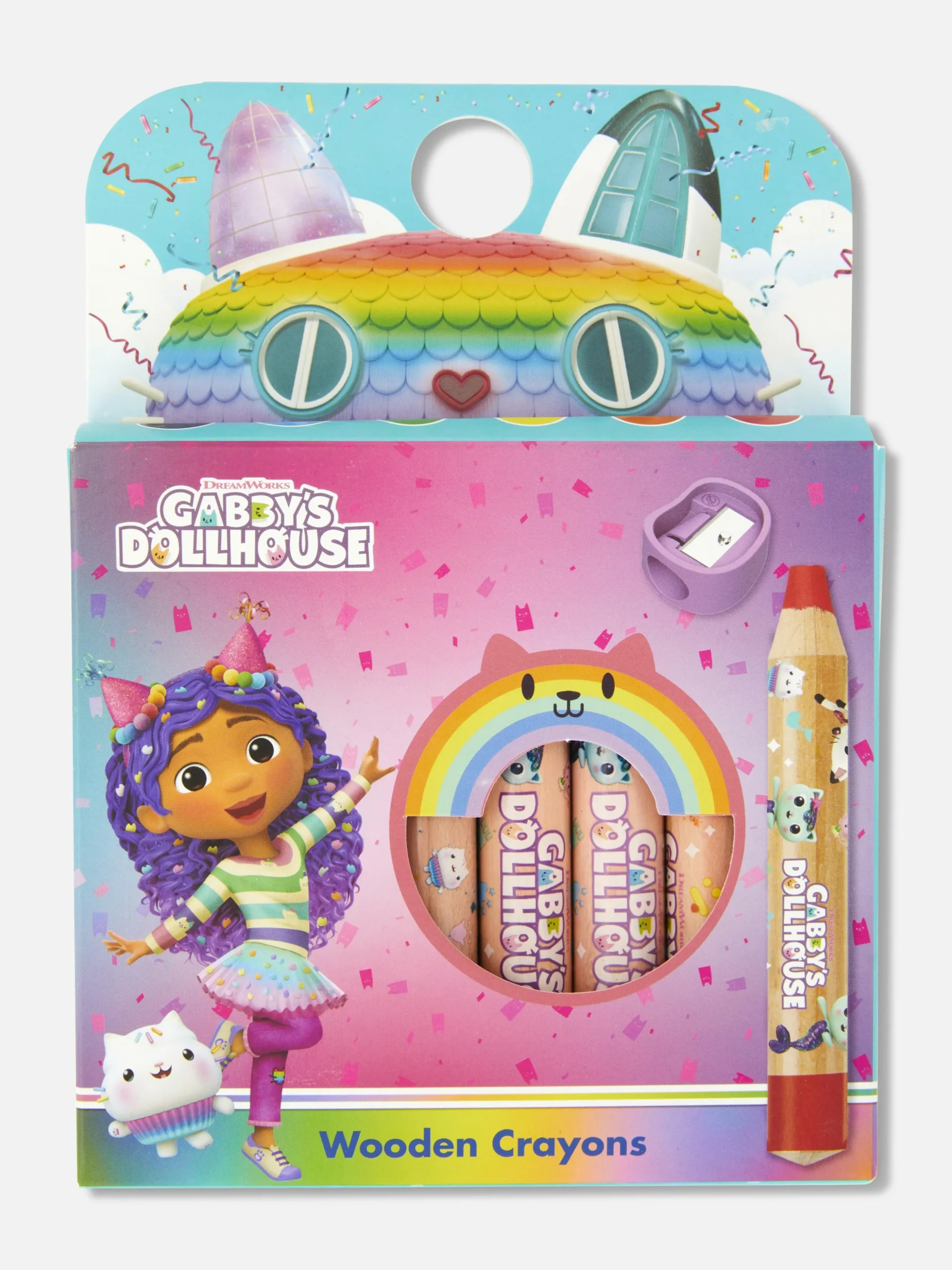 Pack 6 Lápis Cor Casa De Bonecas Da Gabby