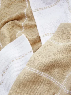 Pack 4 Panos Cozinha Algodão Turco