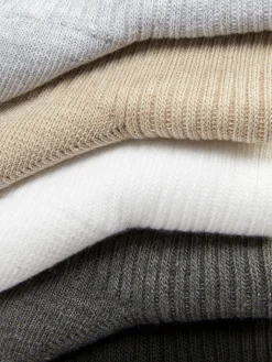 Pack 5 Pares Meias Cano Médio Sortidas