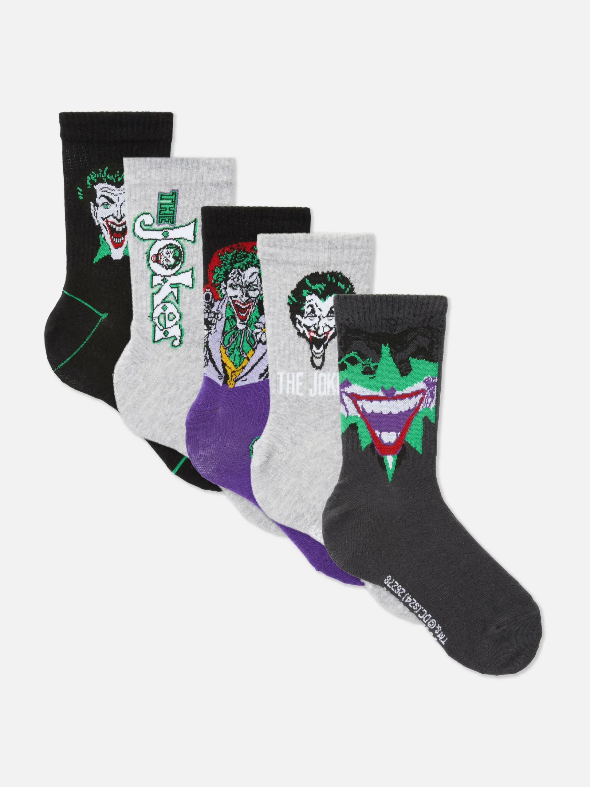 Pack 5 Pares Meias Cano Médio The Joker