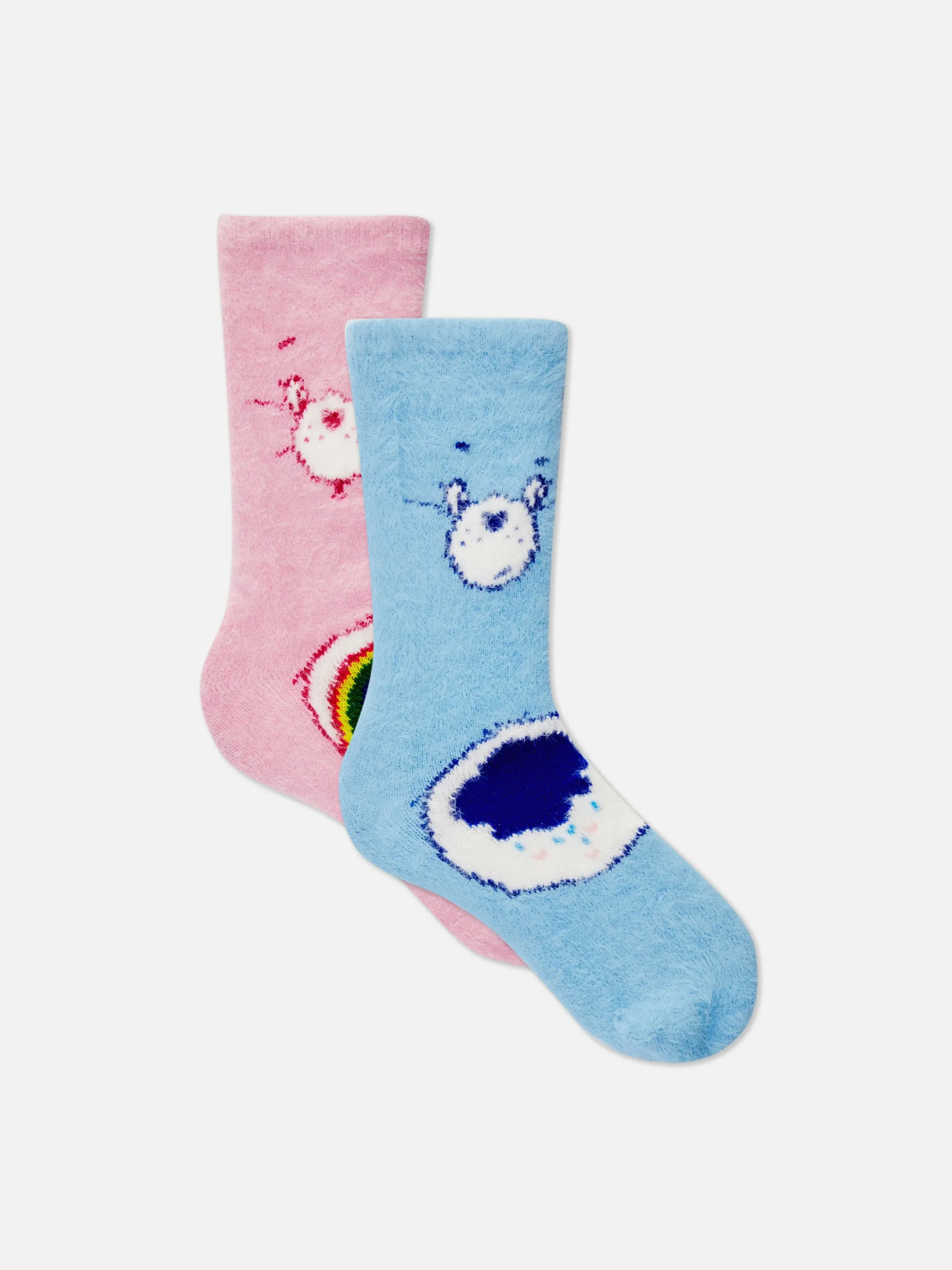 Pack 2 Pares Meias Confortáveis Ursinhos Carinhosos