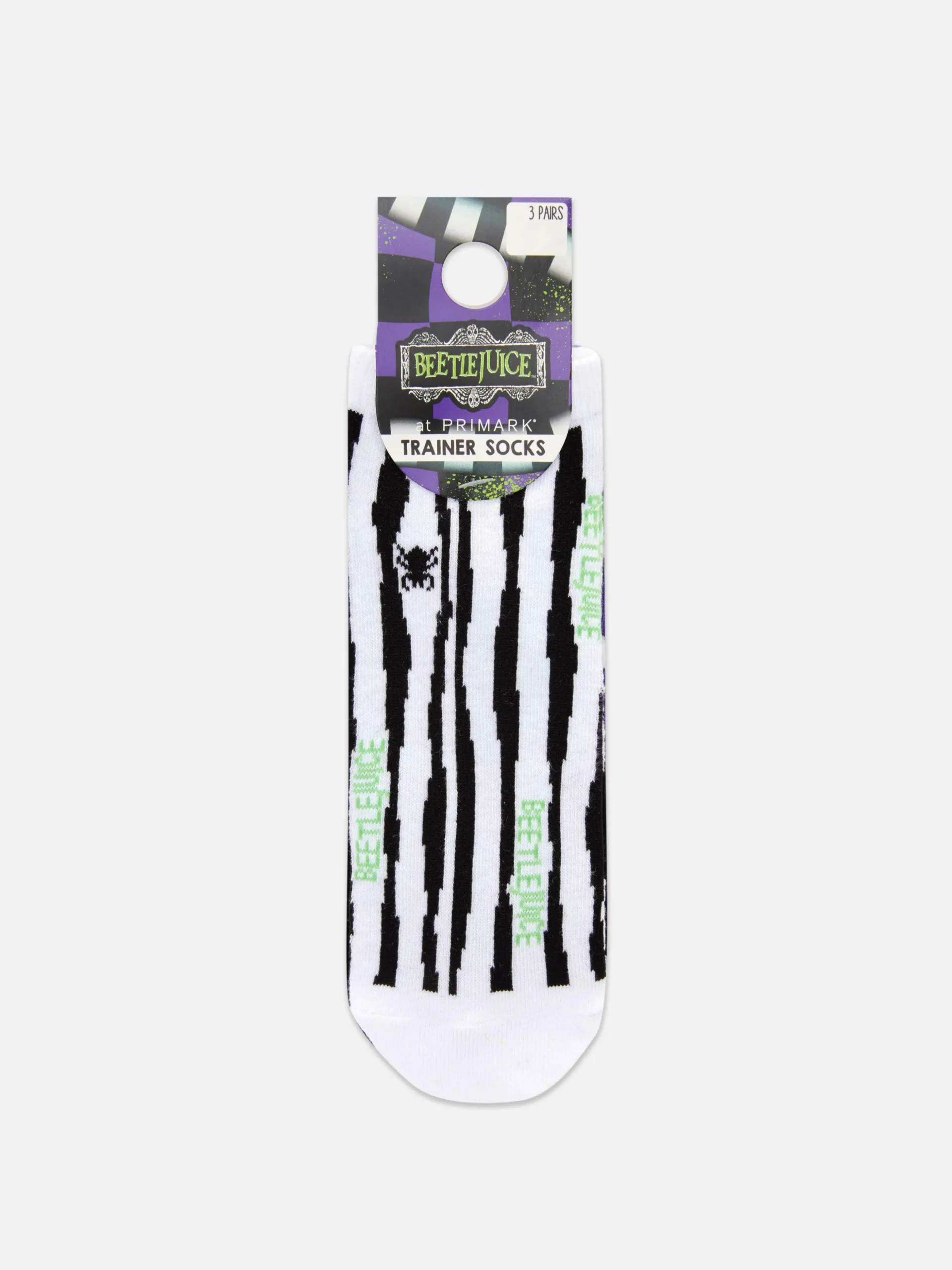 Pack 3 Pares Meias Desporto Beetlejuice