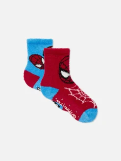 Pack 2 Pares Meias Felpudas Marvel Homem-Aranha