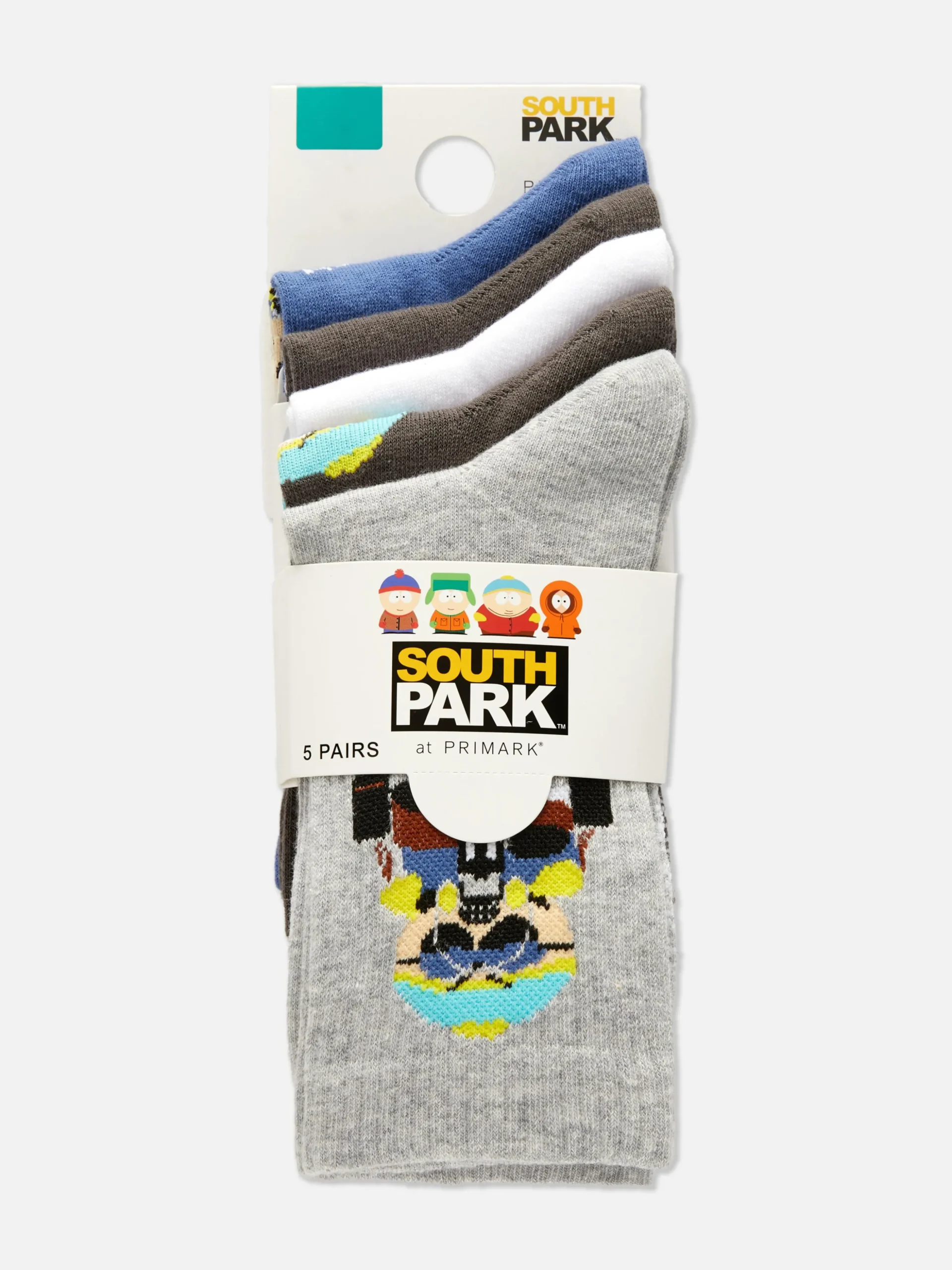 Pack 5 Pares Meias South Park Cartman