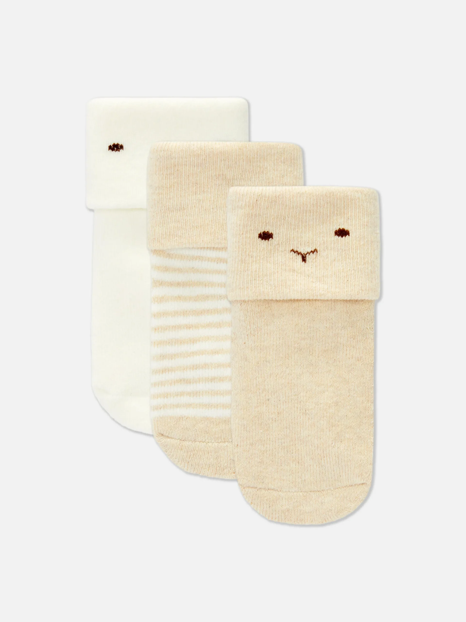 Pack 3 Pares Meias Tecido Turco Criança Pequena