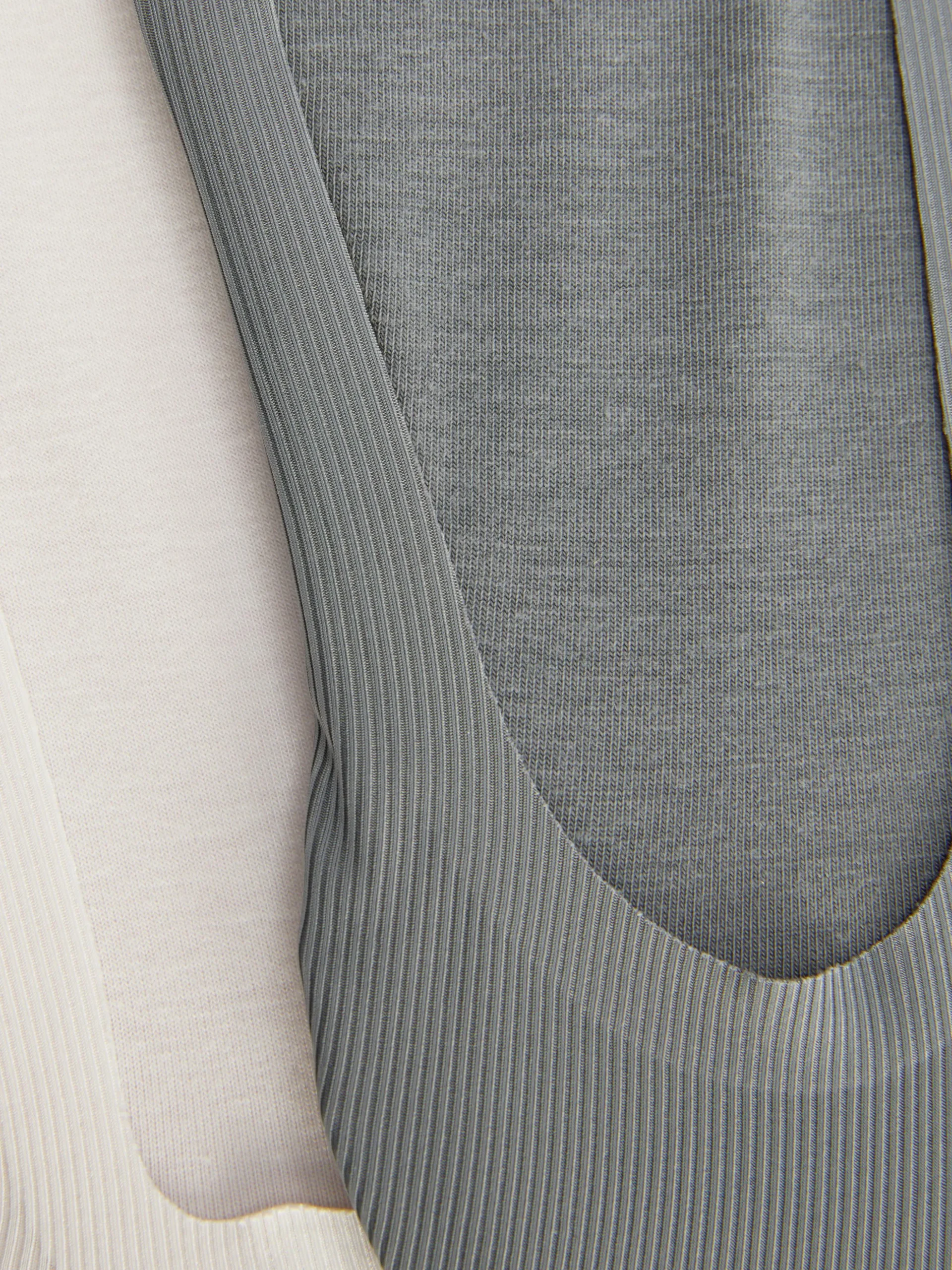 Pack 2 Pares Pezinhos Canelados Microfibra