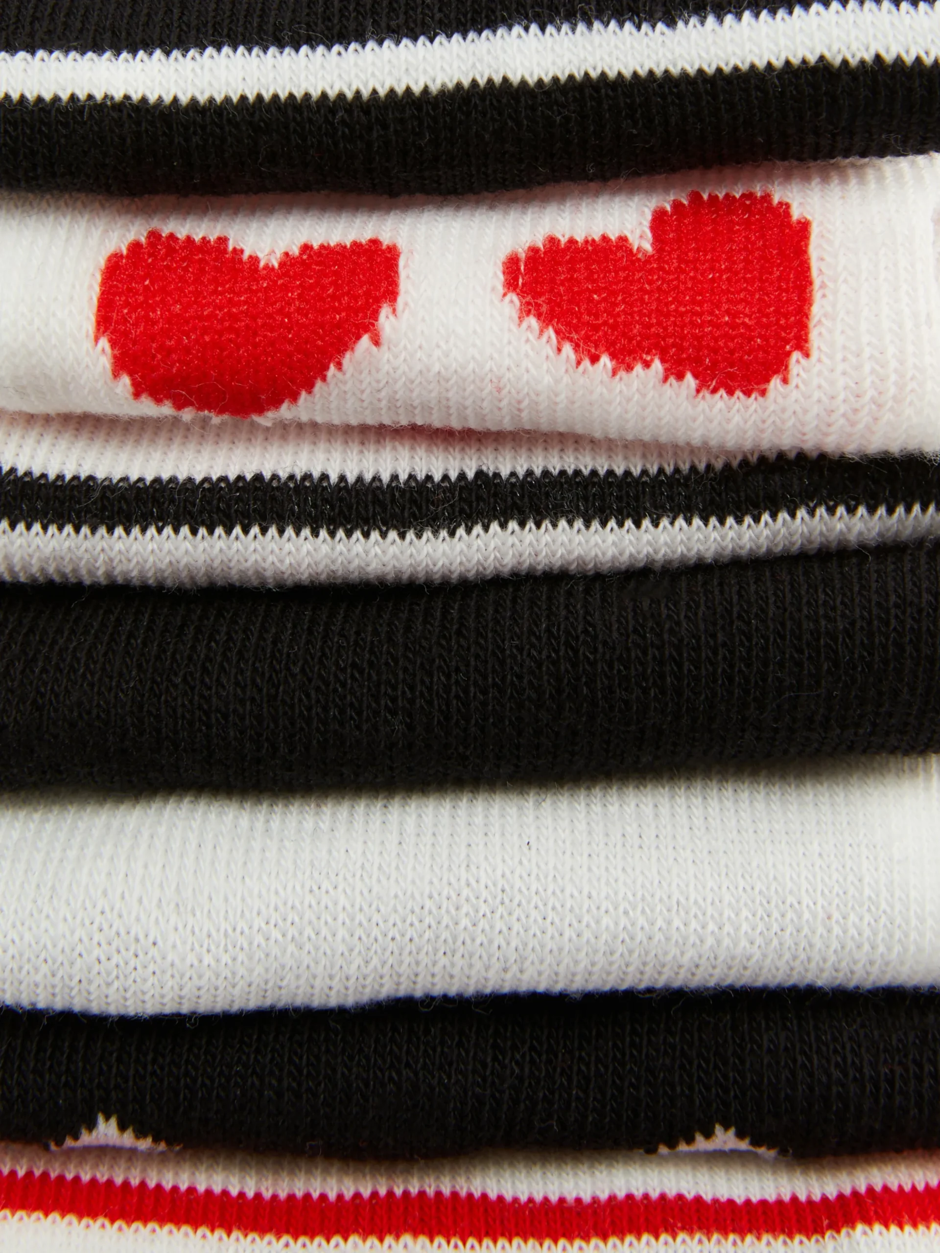 Pack 7 Pares Soquetes Corações