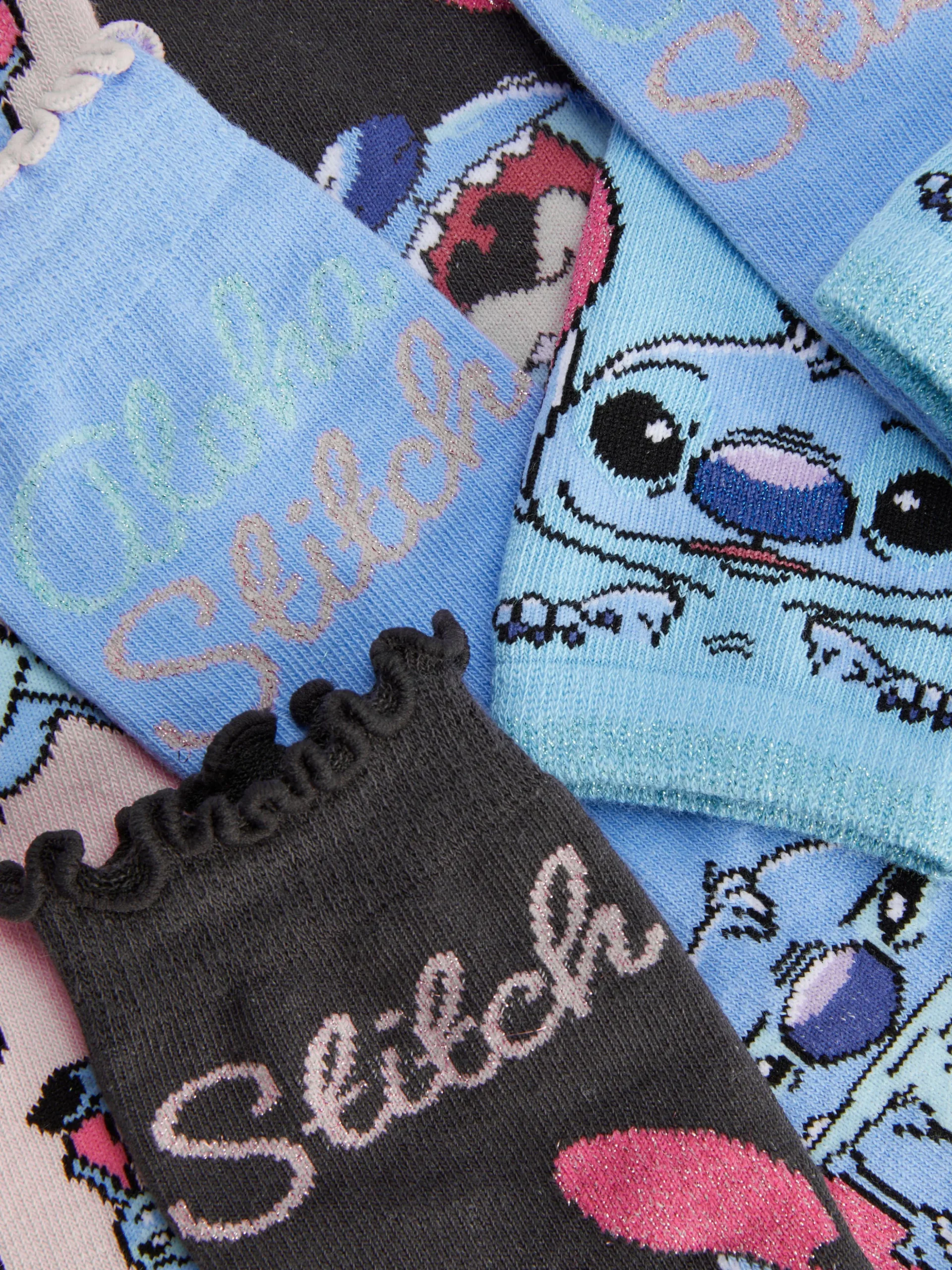Pack 4 Pares Soquetes Disney Stitch