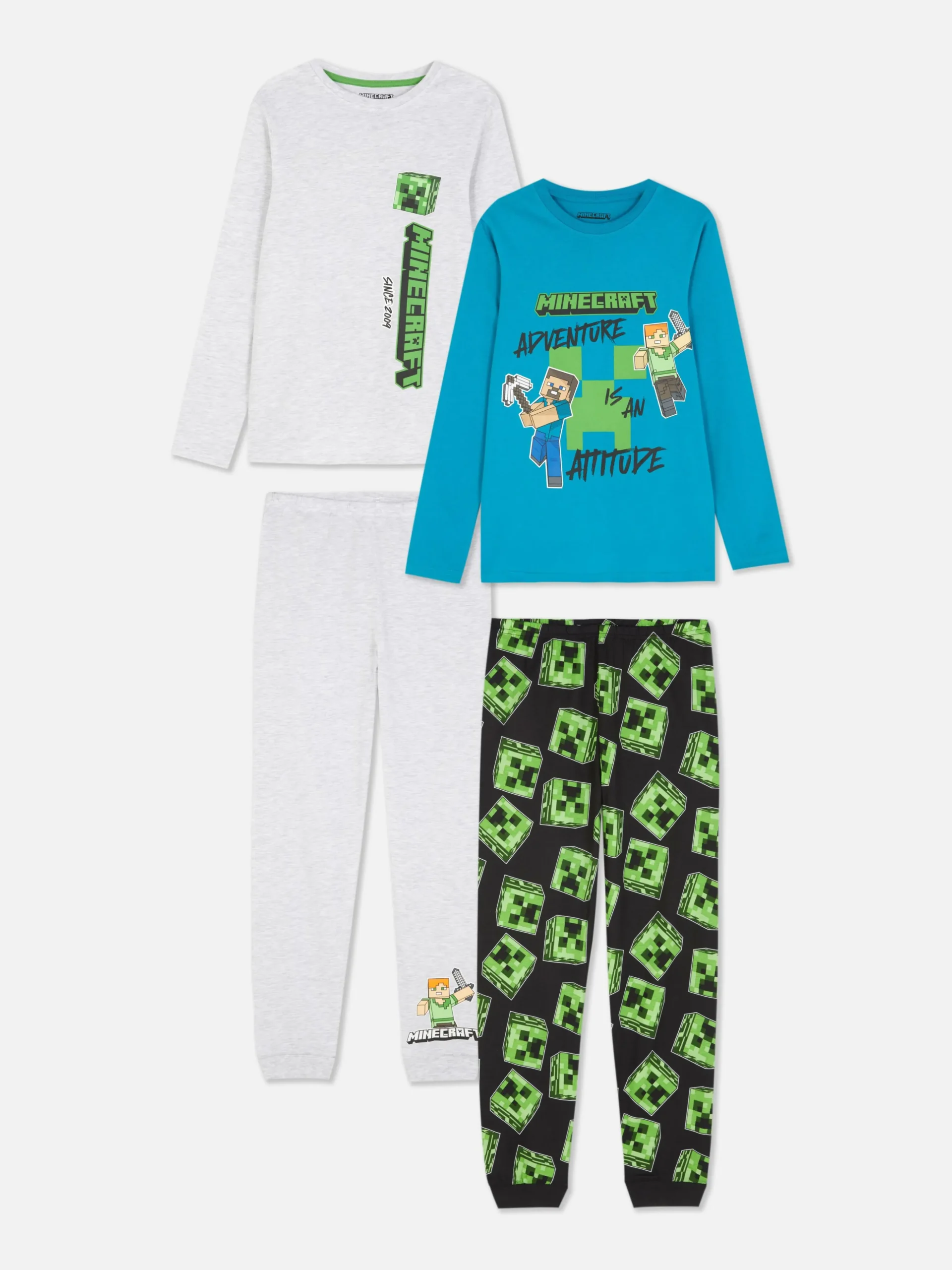Pack 2 Pijamas Minecraft