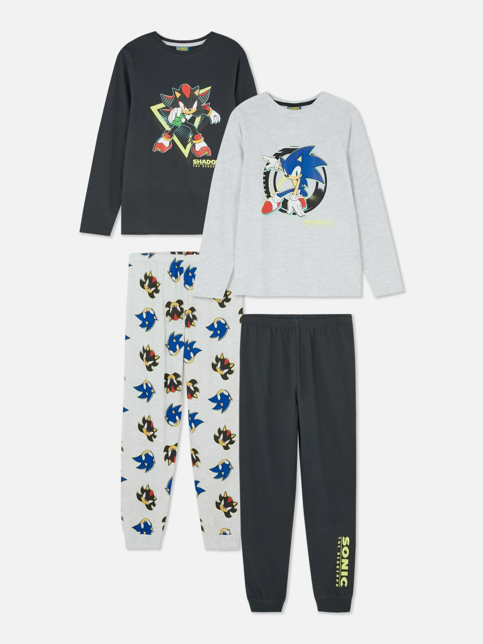 Pack 2 Pijamas Sonic The Hedgehog And Shadow