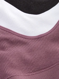 Pack 3 Sutiãs Bralette Alças Curtos S/ Costuras