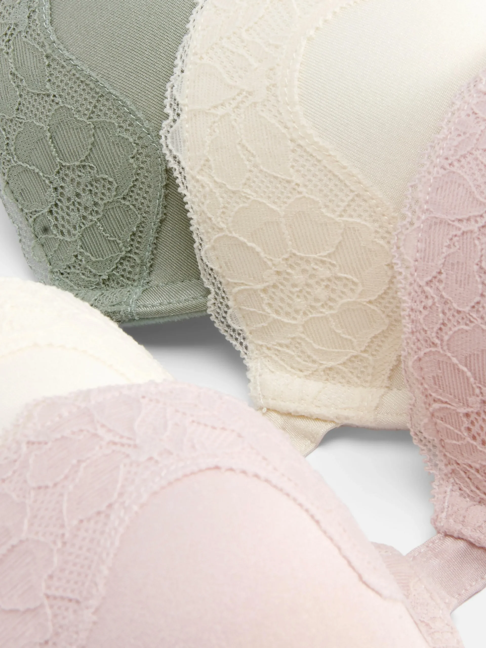 Pack 3 Sutiãs Push-up Microfibra