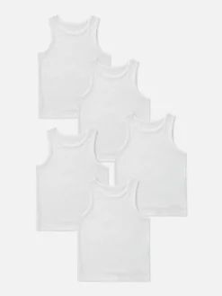 Pack 5 Tops S/ Mangas Básicos