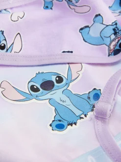 Pack 2 Tops S/ Mangas Curtos Disney Stitch
