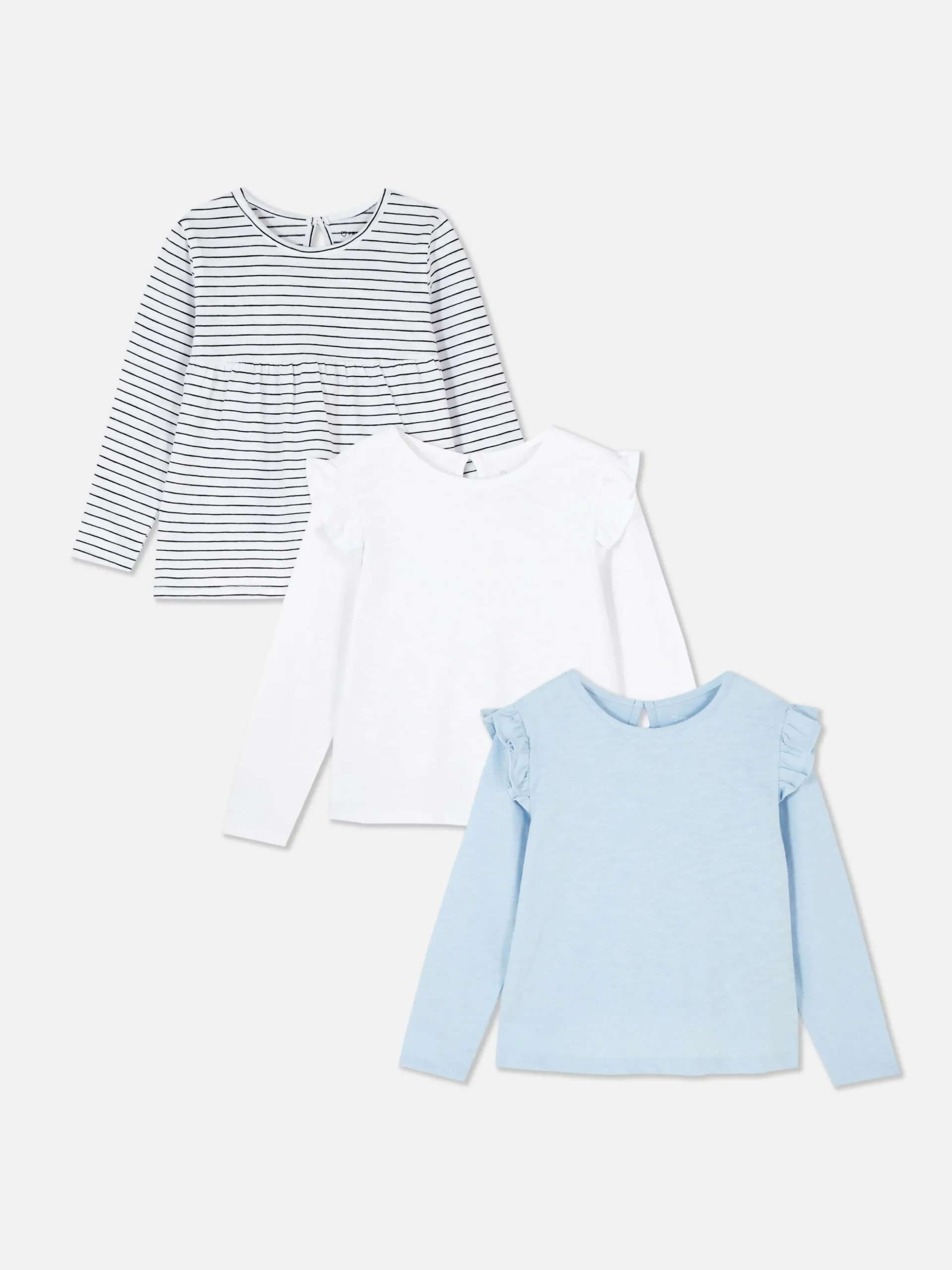 Pack 3 T-shirts Manga Comprida