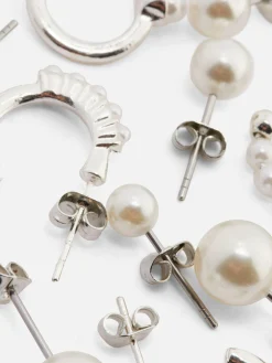 Pack Múltiplo Brincos Imitação Pérolas