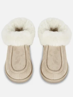 Pantufas Estilo Mocassim Forro Imitação Pelo