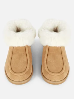 Pantufas Estilo Mocassim Forro Imitação Pelo