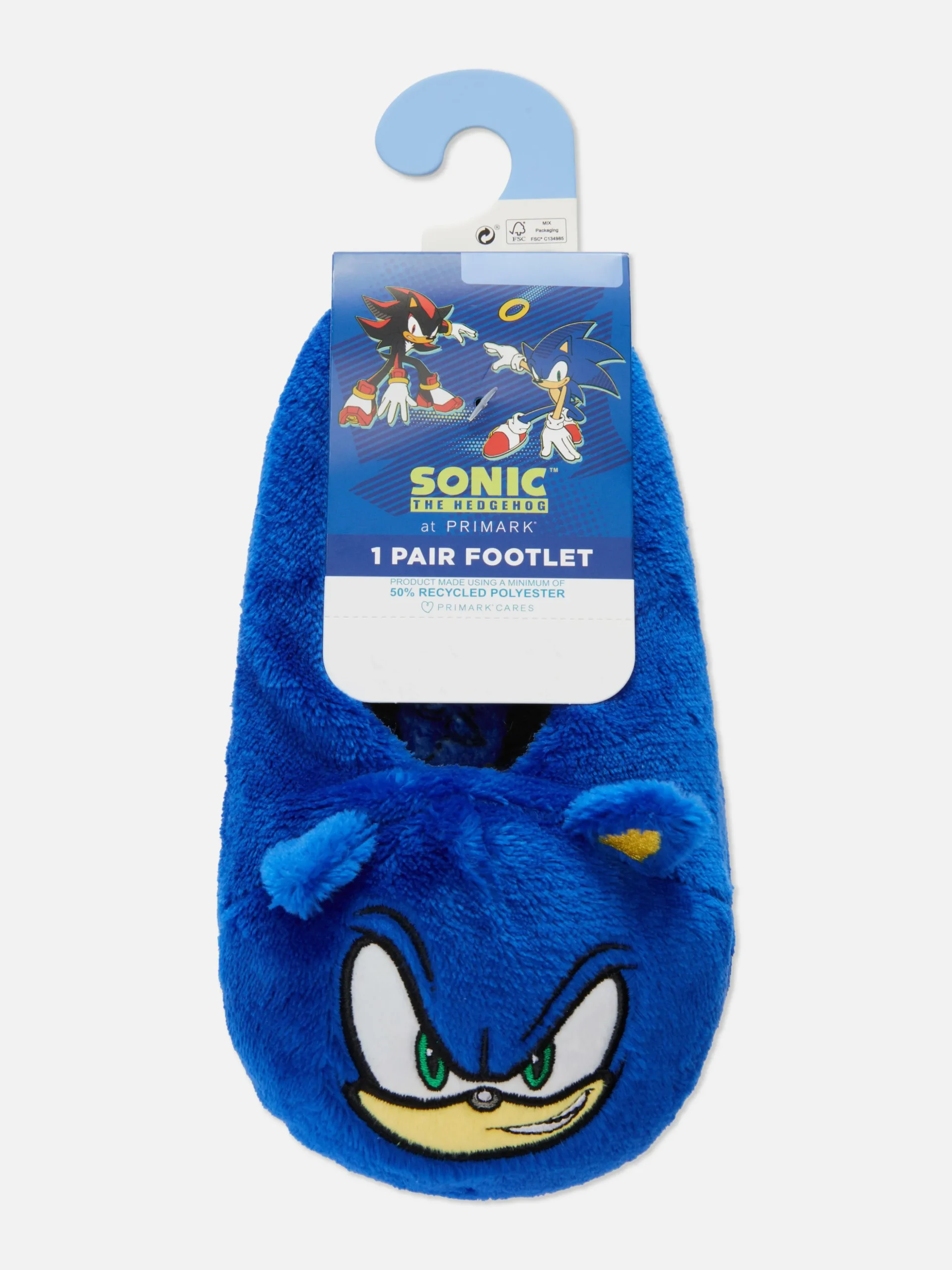 Pantufas Estilo Pezinhos Sonic The Hedgehog
