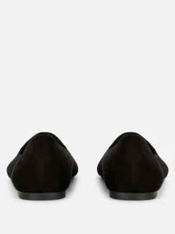 Pantufas Estilo Sabrina Imitação Camurça