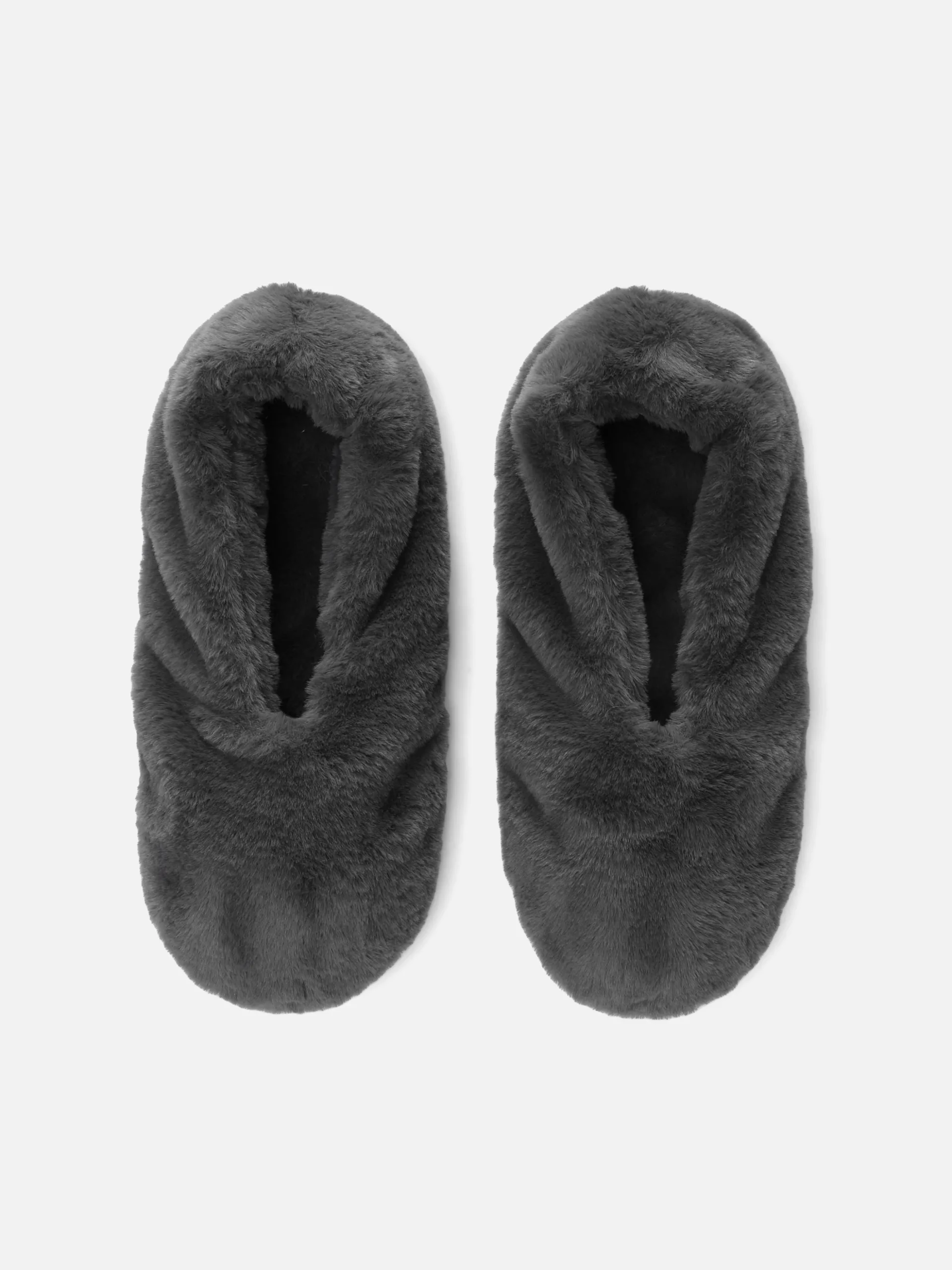 Pantufas Tipo Meia Imitação Pelo