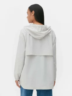 Parka Impermeável Capuz Leve