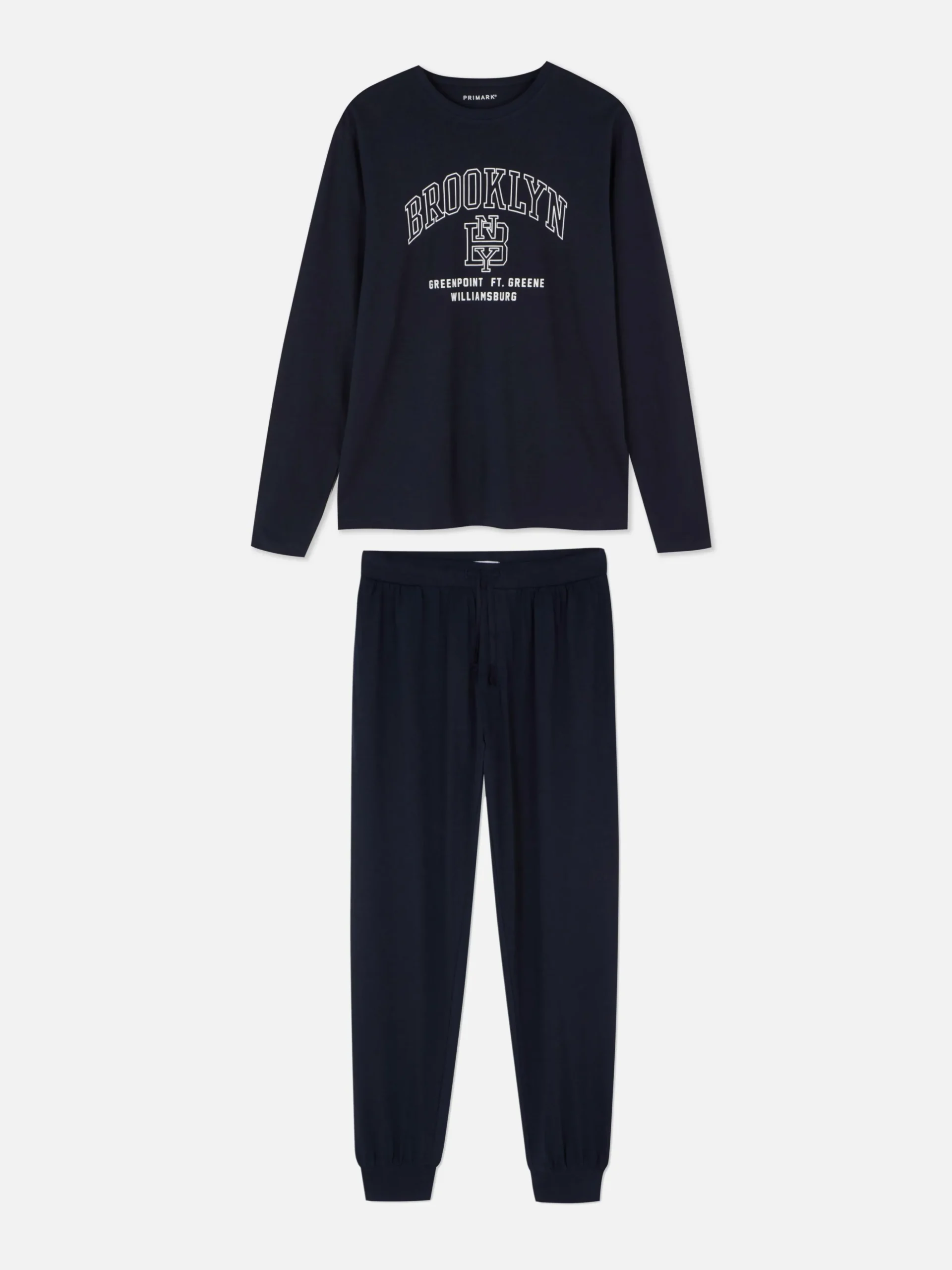 Pijama Malha Estampado Brooklyn