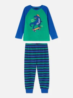 Pijama Malha Polar Dinossauro