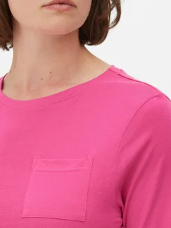 Pijama Manga Comprida Com Bolso