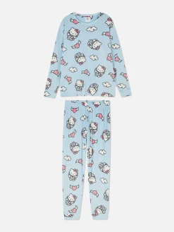 Pijama Manga Comprida Hello Kitty