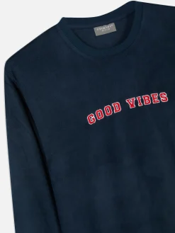 Pijama Manga Comprida Slogan