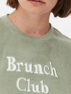 Pijama Manga Comprida Slogan