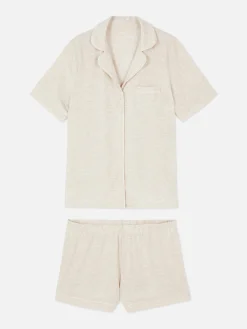 Pijama Manga Curta Malha