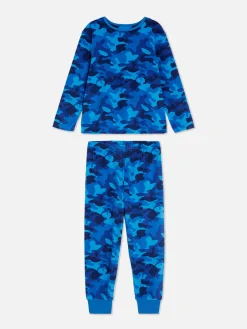 Pijama Veludo Padrão Camuflado