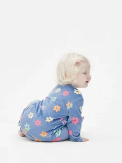 Pijama Veludo Padrão Floral