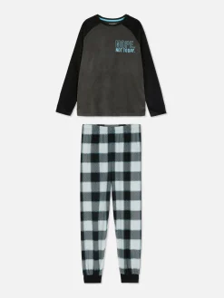 Pijama Veludo Xadrez