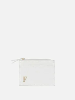 Porta-cartões Efeito Pele Crocodilo Inicial