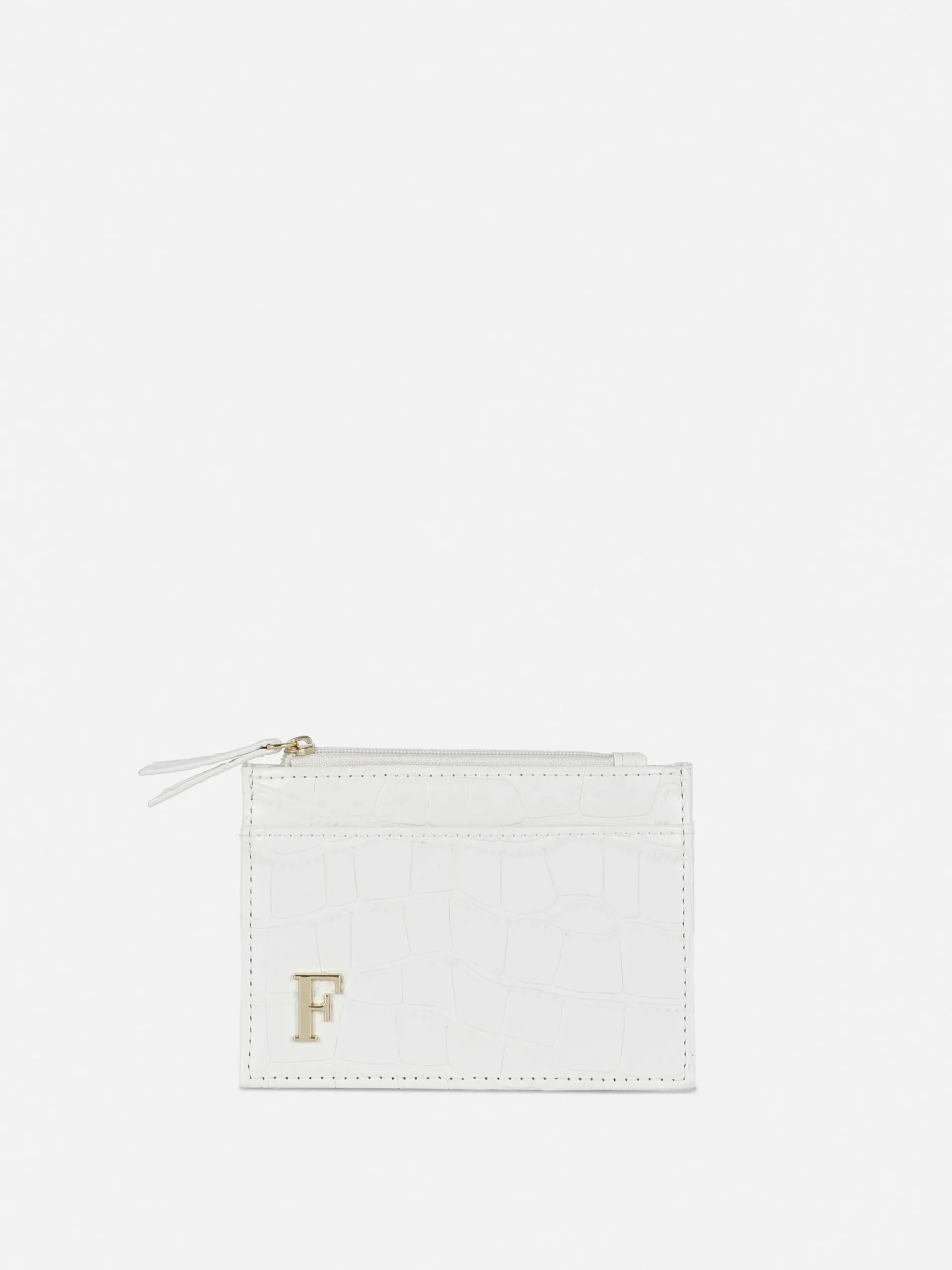 Porta-cartões Efeito Pele Crocodilo Inicial