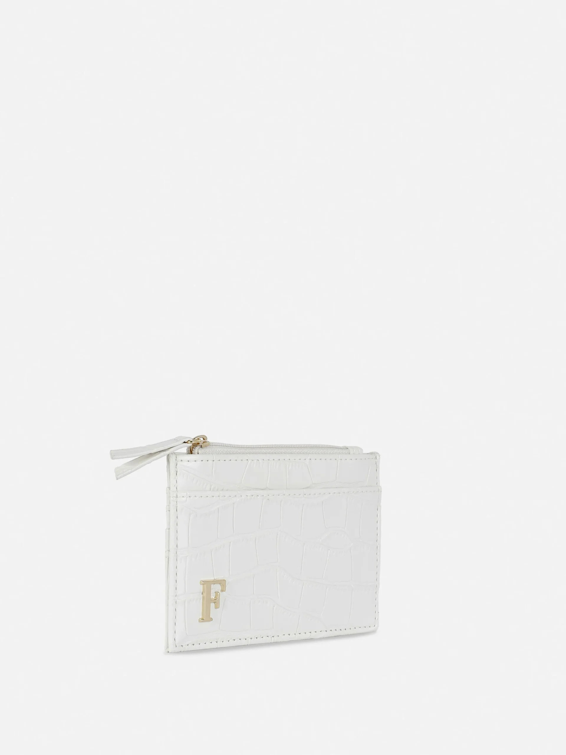 Porta-cartões Efeito Pele Crocodilo Inicial