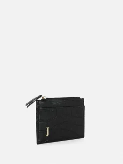 Porta-cartões Efeito Pele Crocodilo Inicial