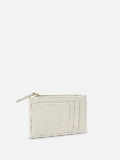 Porta-cartões Textura Estilo Cobra