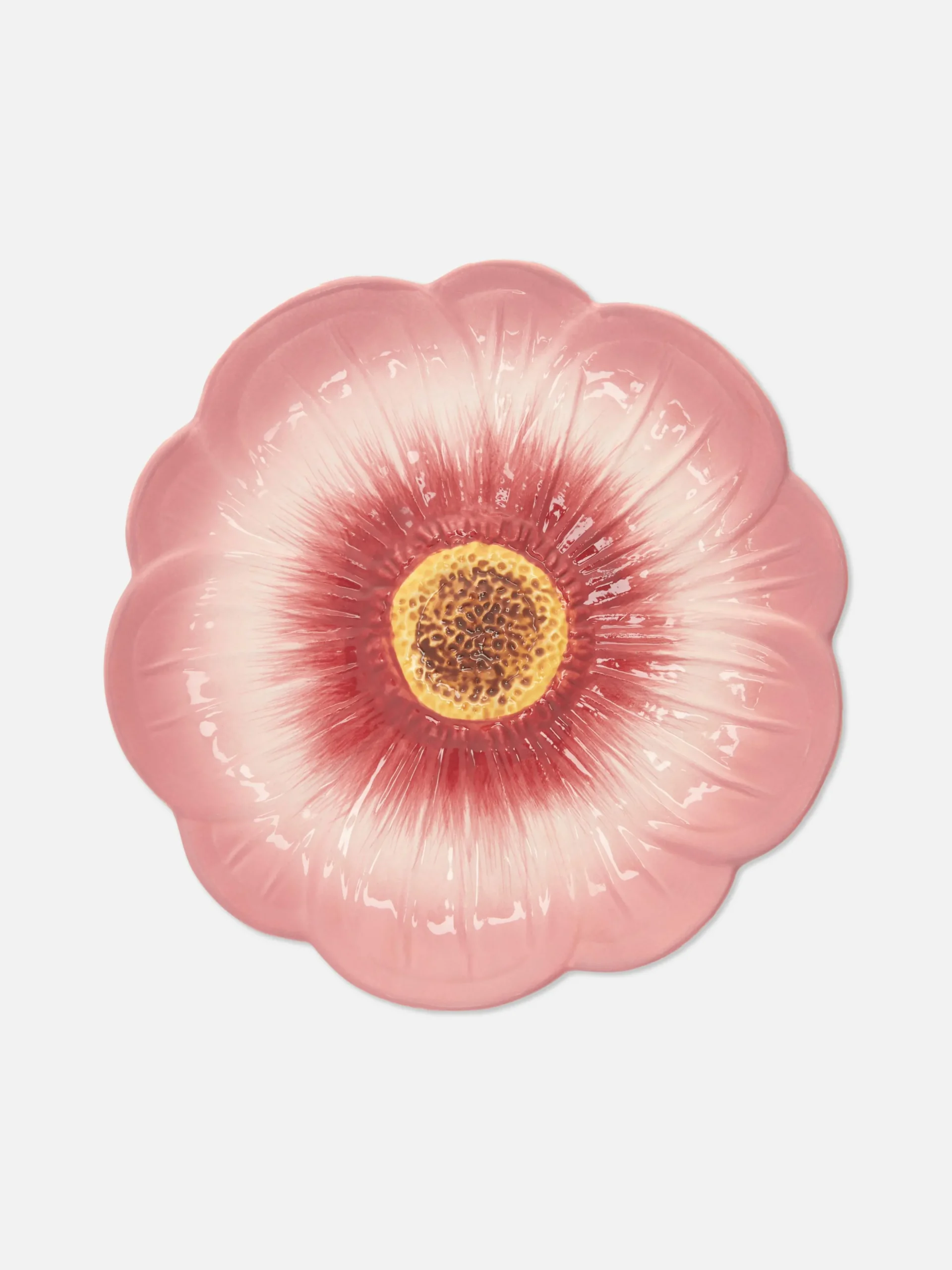 Prato Pão Texturado Padrão Floral