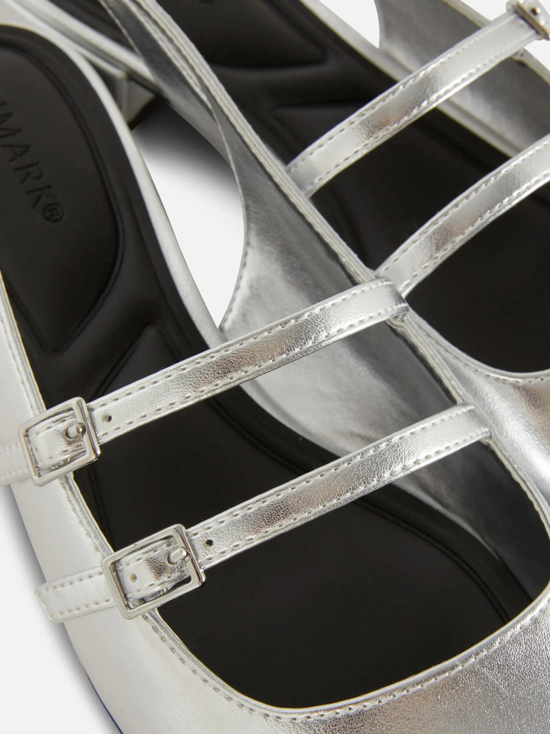 Sapatos Mary Jane Fecho Atrás Tiras Duplas