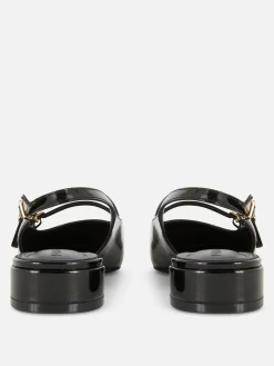 Sapatos Mary Jane Fecho Atrás Tiras Duplas